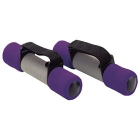 Manubri in neoprene con passante 1 kg